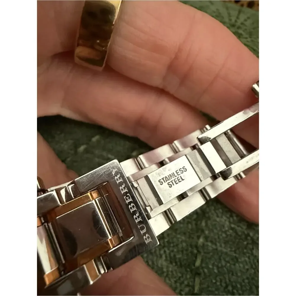 Burberry BU9105 Two-Tone Rose Gold Stainless Steel Ladies Watch